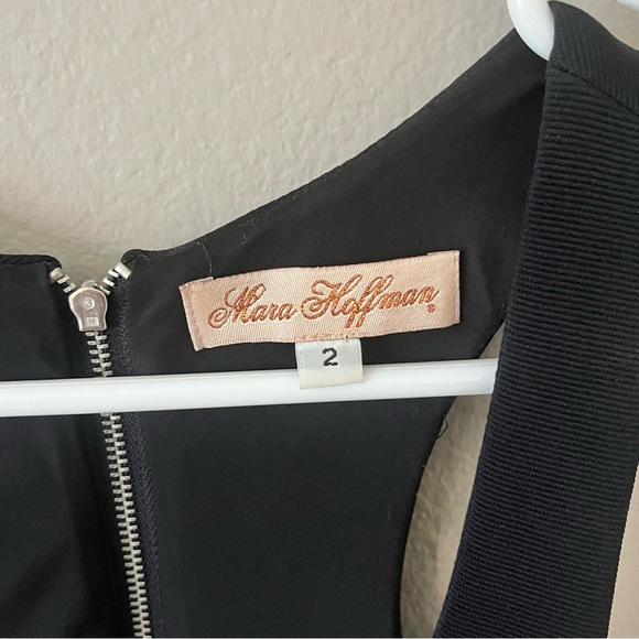 Mara Hoffman black and silver dress size 2 - Picture 2 of 4